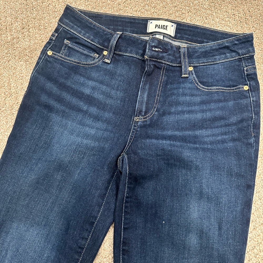 PAIGE skyline ankle peg jeans (like new)